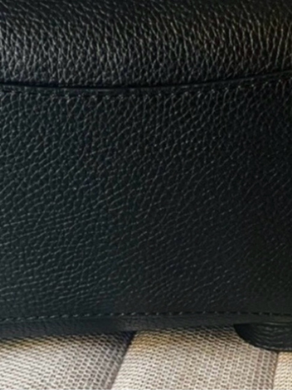 Kate Spade New York Black Leather Backpack Pebbled Leather Bag - Picture 6 of 7